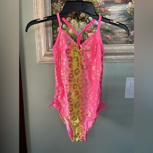 Joe Boxer Kids Girls Swimsuit Size 12 Used